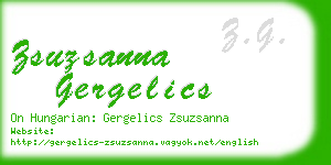 zsuzsanna gergelics business card